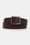 United Colors of Benetton curea cu doua fete barbati, culoarea maro, 6L90UL00L