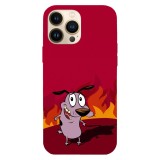 Husa compatibila cu Apple iPhone 15 Pro Max, Viceversa, model Courage This is Fine , Silicon, TPU, Transparent, Carcasa