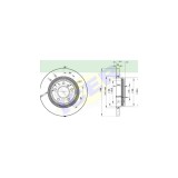 Set disc frana Icer 78BD32152, parte montare : Punte Spate