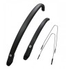 Set 2 Aparatori Roti Bicicleta UBIQUIT 45 LONG, Negre - Compatibile Diverse Biciclete