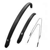 Set 2 aparatori roti biciclete, Simpla UBIQUIT 45 LONG, culoare negru Cod:B311