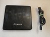 DVD Writer Extern Transcend TS8XDVDS-K, USB 2.0, Slim, Negru, CD/DVD&plusmn;R/RW, M-DISC, DVD-RAM