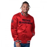 Chicago Blackhawks geacă de bărbați The CLOSER Reversible Varsity Satin - L