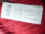 Bilet la Ordin Iasi 1934 -Banca Populara a Blocului Pensionarilor Publici