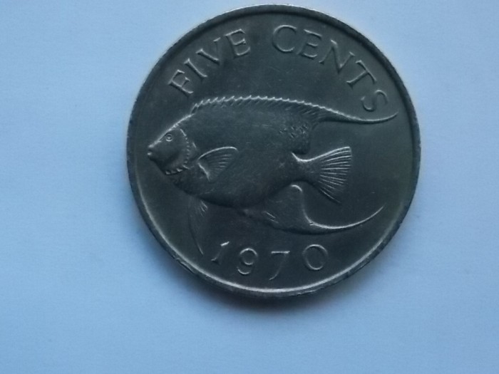 5 CENTS 1970 BERMUDA