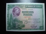 SPANIA 500 PESETAS 1928 SUPERBA