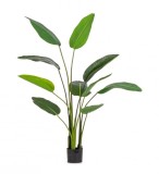 Cumpara ieftin Planta artificiala in ghiveci verde 10 frunze 90x80x150 cm