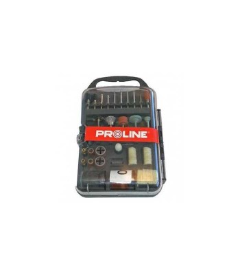 Trusa accesorii polizor drept 71 piese Proline foto