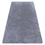 Covor modern de spălat LAPIN shaggy, antiderapant negru / fildeș, 120x160 cm