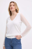 Morgan pulover MVOLA femei, culoarea alb, light, MVOLA