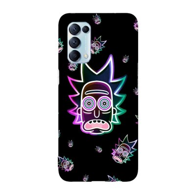 Husa compatibila cu Oppo A73 model Neon Rick, Silicon, TPU, Viceversa foto