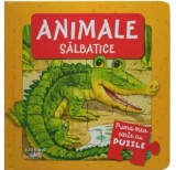 Prima mea carte cu puzzle. Animale salbatice, Litera