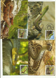 ROMANIA Ilustrate Maxime 2011 - Reptile din Romania - LP 1887, Stampilat