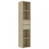 Biblioteca, stejar Sonoma, 36x30x171 cm, lemn prelucrat