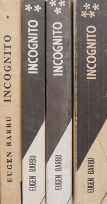 Incognito (4 volume) &amp;ndash; Eugen Barbu foto
