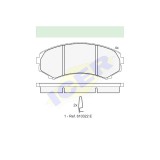 Set placute frana Icer 181374, parte montare : Punte Fata