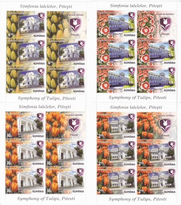 ROMANIA 2017 - SIMFONIA LALELELOR, PITESTI - LP 2141,SET MINICOLI. foto