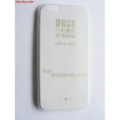 Husa Silicon Ultra Slim Apple iPhone 6 Plus (5,5inch ) Transparent foto