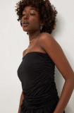 Answear Lab top femei, culoarea negru, cu spate descoperit