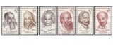 Cehoslovacia 1970 - personalitati, serie neuzata