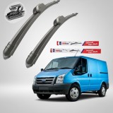 Cumpara ieftin Stergatoare Parbriz Flat FORD Transit Mk7 (2006-2014) TeamCar&reg; Set Fata - Performanta si Durabilitate