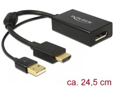 Adaptor HDMI la Displayport 1.2 4K Negru T-M, Delock 62667