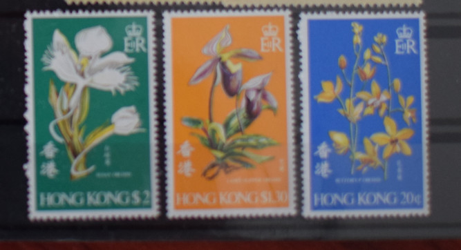 TS24/01 Timbre Hong-Kong - Nestampilate - Flora