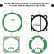 Set de 10 Garnituri pentru cap compresor de aer in V cilindri 3x90mm Mod.0.9-8 (G) CH182