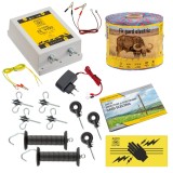 Pachet de bază gard electric 500 m, 4,1 Joule, 230&nbsp;V, pentru animale domestice
