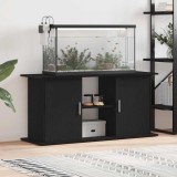 VidaXL Suport acvariu Stejar negru 121x41x58 cm Lemn prelucrat