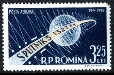1958 LP460 serie Al III-lea satelit artificial al pamantului - Sputnik III - MNH foto
