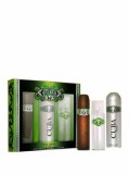 Set cadou Cuba Green (Apa de toaleta 100 ml + Deospray 200 ml + After shave 100 ml), pentru barbati