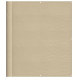 Cumpara ieftin Paravan de balcon, bej, 120x800 cm, 100% poliester oxford