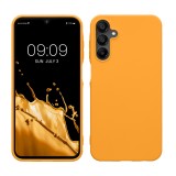 Husa Kwmobile pentru Samsung Galaxy A15 5G, Portocaliu, Silicon, KWM000021MH006C, Carcasa