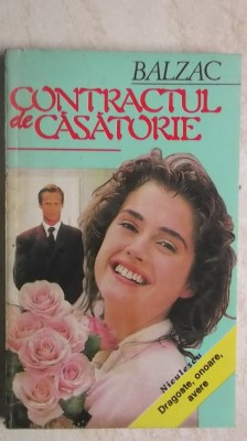 Balzac - Contractul de casatorie foto