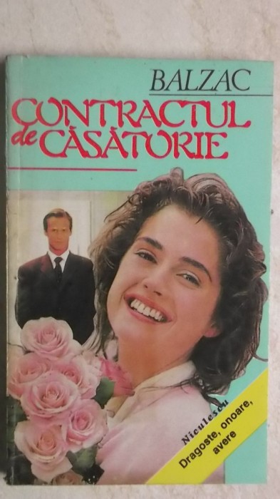 Balzac - Contractul de casatorie