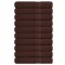 vidaXL Prosoape pentru saună 10 buc maro 80x200cm 360 g/m&sup2; 100% bumbac 136769