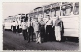 Bnk foto - Autocare Skoda 706 RTO Lux ONT cu excursionisti, Alb-Negru, Romania de la 1950, Transporturi