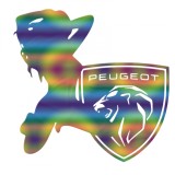 Cumpara ieftin Sticker Peugeot Lady On
