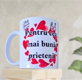 Cana personalizată pentru cea mai bună prietenă+breloc foto gratuit