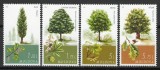 Moldova 2018 Mi 1033/36 MNH - Arbori, flora, Nestampilat