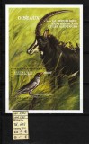 Rep. Centrafricană, 2000 | Păsări şi animale regionale | Coliţă - MNH | aph, Fauna, Nestampilat