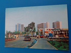 CPIB 23067 CARTE POSTALA - MANGALIA NORD - JUPITER, CIRCULATA, 1974, STAMPILA, TIMBRU, AUTOTURISM