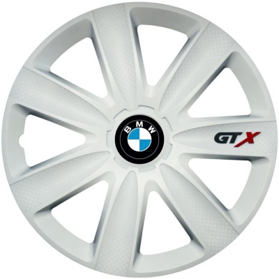 Set 4 Capace Roti GTX Alb R15, Compatibil Cu BMW foto