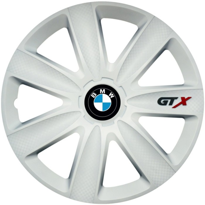 Set 4 Capace Roti GTX Alb R15, Compatibil Cu BMW