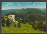 CPIB 24723 CARTE POSTALA - SINAIA. HOTEL ALPIN (COTA 1400), CIRCULATA, 1969, STAMPILE, TIMBRU, KRUGER