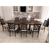 SET LID 98 MASA EXTENSIBILA 160/200/240/280 CM+ 6 SCAUNE PERSONALIZABIL PE CULORI