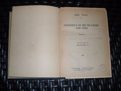 Douazeci De Mii De Leghe Sub Mari - Jules Verne , 21139 foto