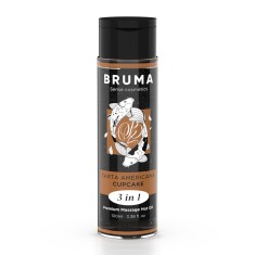 BRUMA &ndash; Ulei de Masaj Premium cu Efect de &Icirc;ncălzire Cupcake 3 &icirc;n 1 &ndash; 100 ml