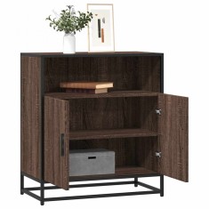 vidaXL Bufetă Stejar maro 68x35x76 cm Lemn prelucrat 849003